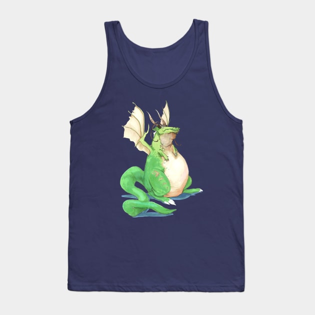 Fat Fairy Dragon Tank Top by FishWithATopHat